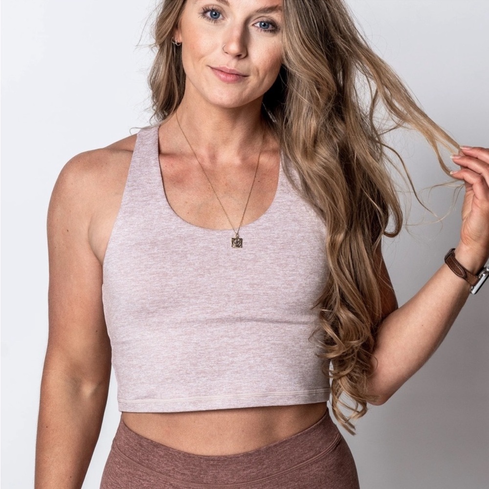 P’tula Bare Racerback Crop Top